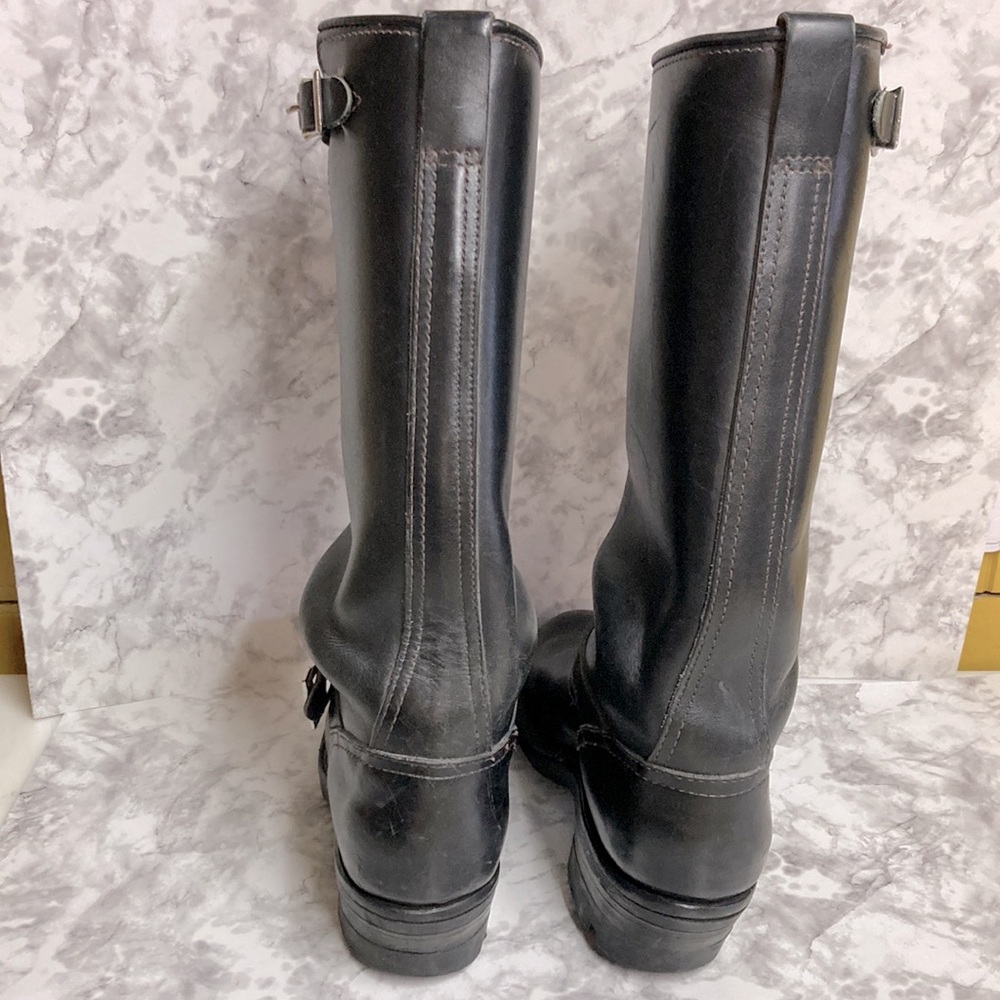 Wesco engineer, motorcycle leather boots “the Boss” size 39 W 8.5 M 7-7.5 - Picture 7 of 14